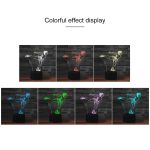 Eislaufen Black Base Kreatives 3D LED Dekoratives Nachtlicht, USB mit Touch Button Version – Bild 3