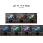 Diving Black Base Kreatives dekoratives 3D-LED-Nachtlicht mit USB und Akku – Bild 3