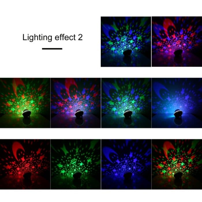 LED Fliegende Untertasse Sternenhimmel Licht Bluetooth Musik Sternprojektion Nachtlicht mit Fernbedienung – Bild 7