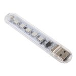 5V bunte 5LEDs USB LED-Licht Tragbares kleines Nachtlicht mit Schalter – Bild 2