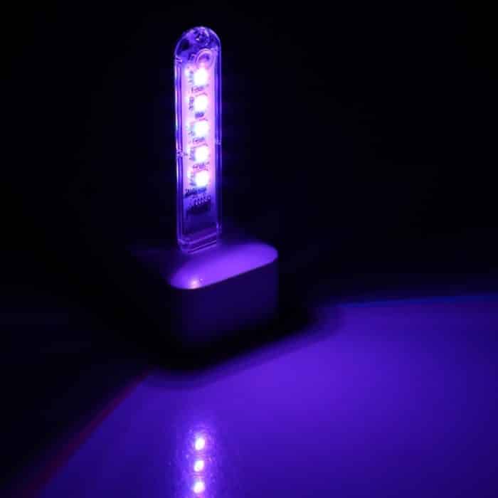 5V bunte 5LEDs USB LED-Licht Tragbares kleines Nachtlicht mit Schalter – Bild 6