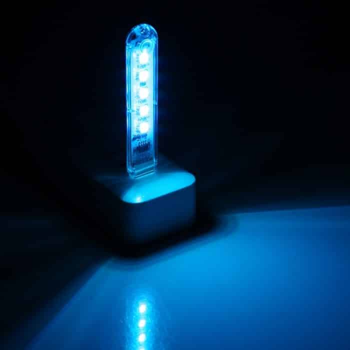 5V bunte 5LEDs USB LED-Licht Tragbares kleines Nachtlicht mit Schalter – Bild 7