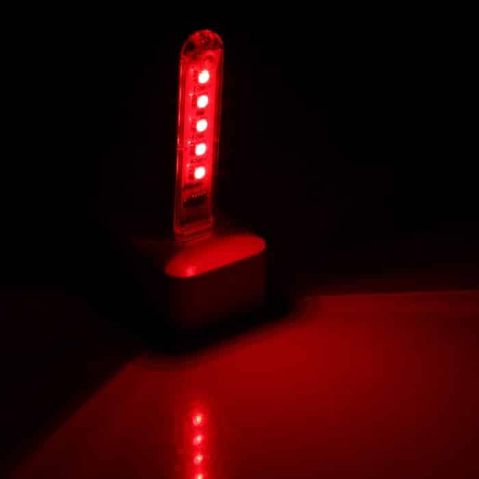 5V bunte 5LEDs USB LED-Licht Tragbares kleines Nachtlicht mit Schalter – Bild 10