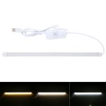 34cm 60 LEDs 400LM Dreifarbige USB-LED-Lichtleiste mit Schalter