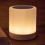 388 Atmosphere Light Music Tischleuchte Multifunktionaler drahtloser Bluetooth-Lautsprecher, mit LED-Licht & Griff, Unterstützung von AUX IN & Freisprech-Antwort & TF-Karte