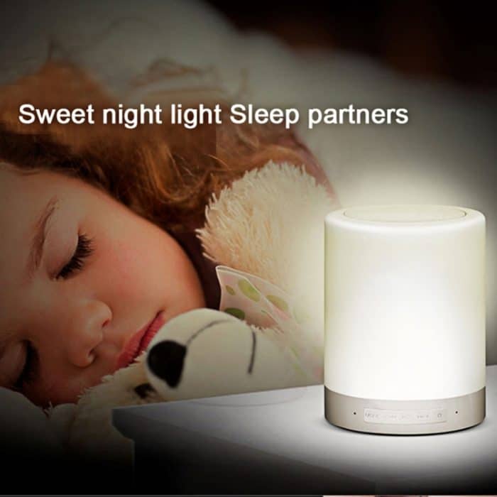 388 Atmosphere Light Music Tischleuchte Multifunktionaler drahtloser Bluetooth-Lautsprecher, mit LED-Licht & Griff, Unterstützung von AUX IN & Freisprech-Antwort & TF-Karte – Bild 14