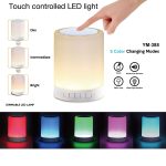 388 Atmosphere Light Music Tischleuchte Multifunktionaler drahtloser Bluetooth-Lautsprecher, mit LED-Licht & Griff, Unterstützung von AUX IN & Freisprech-Antwort & TF-Karte – Bild 8