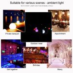 10 cm Touch Control 3D-Druck Jupiterlampe, USB-Aufladung 2-Farben-Wechsel Energiesparendes LED-Nachtlicht mit Holzhalterung – Bild 11