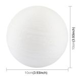 10 cm gestopfte 3D-Druck-Jupiterlampe, USB-Aufladung 7-Farben-Wechsel-Energiesparendes LED-Nachtlicht mit Holzhalterung – Bild 3