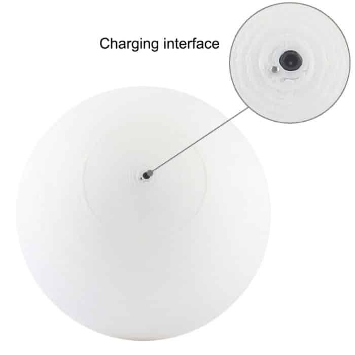 15 cm Touch Control 3D-Druck Jupiterlampe, USB-Aufladung 2-Farben-Wechsel Energiesparendes LED-Nachtlicht mit Holzhalterung – Bild 4