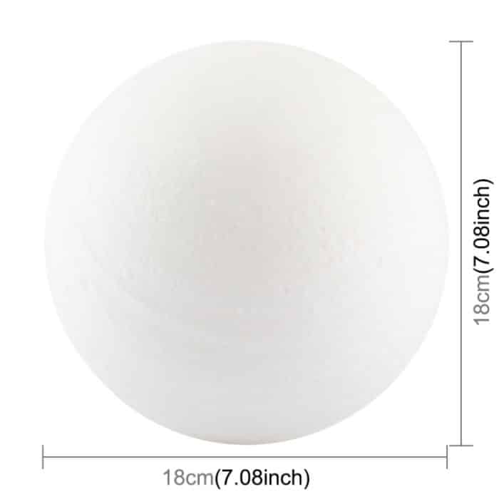 18 cm Touch Control 3D-Druck Jupiterlampe, USB-Aufladung 2-Farben-Wechsel Energiesparendes LED-Nachtlicht mit Holzhalterung – Bild 3