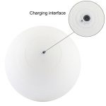 18 cm Touch Control 3D-Druck Jupiterlampe, USB-Aufladung 2-Farben-Wechsel Energiesparendes LED-Nachtlicht mit Holzhalterung – Bild 4