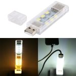 Doppelseitiges, stapelbares USB-Licht mit 12 LEDs