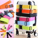Kreuz Regenbogen elastische Teleskoptasche Bungee Gepäck Packgürtel Reisegepäck fester Gurt – Bild 7