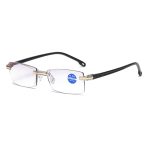 Randlose Presbyopie-Brille mit blauen Anti-Blue-Ray-Filmgläsern, +3,50D – Bild 3