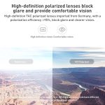 Original Xiaomi Mijia UV400 polarisierte Sonnenbrille, kompatibel mit Myopie-Brillen – Bild 5