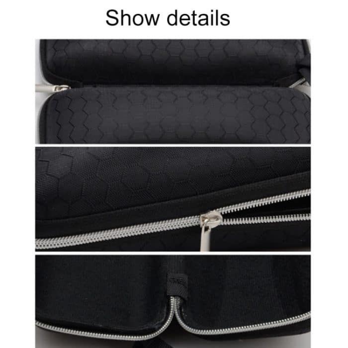 Brillenetui mit Reißverschluss für Sonnenbrillen, bruchsicher, Größe: 17 x 7 x 6 cm – Bild 4