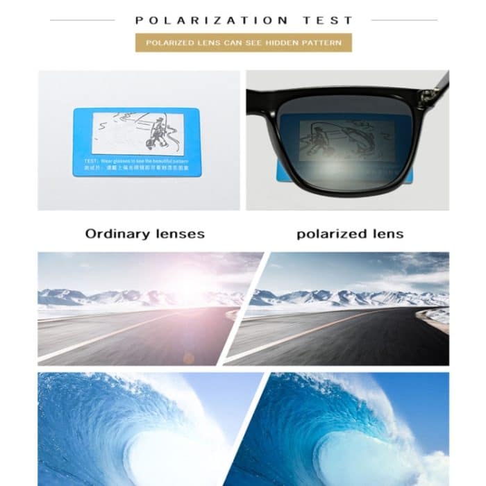 Männer Retro Mode Aluminium Magnesium Rahmen UV400 polarisierte Sonnenbrille – Bild 9