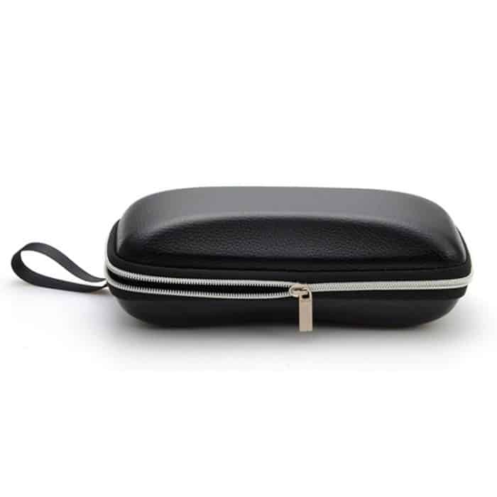 Sonnenbrille PU Leder Shell Zipper Glasses Case Box, Größe: 16,5 * 6cm – Bild 3
