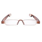 Tragbare, zusammenklappbare, um 360 Grad drehbare Presbyopie-Lesebrille mit Stiftaufhängung, +1,50D – Bild 3