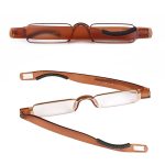 Tragbare, zusammenklappbare, um 360 Grad drehbare Presbyopie-Lesebrille mit Stiftaufhängung, +1,50D – Bild 4