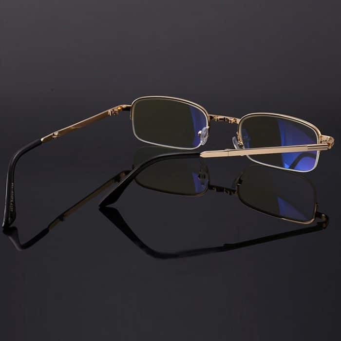 OG4385J_2.jpg Zusammenklappbare Anti-Blue-Ray Presbyopie-Lesebrille mit Etui und Reinigungstuch, +2.00D – Bild 3