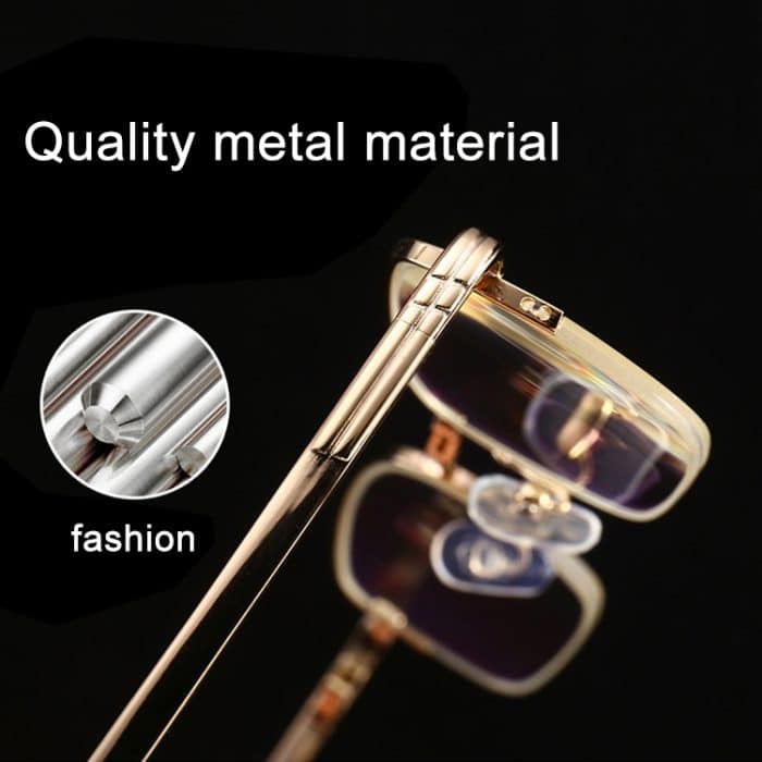 OG4385J_5.jpg Zusammenklappbare Anti-Blue-Ray Presbyopie-Lesebrille mit Etui und Reinigungstuch, +2.00D – Bild 6