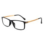 Schwarzer Rahmen Federscharnier Anti Fatigue & Blue-Ray Presbyopic Brille, + 4.00D – Bild 2
