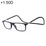Anti-Blue-Ray-verstellbare Presbyopie-Brille mit magnetischem Nackenband, +1,50 dpt