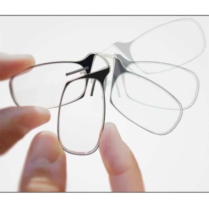 Ultradünne tragbare presbyopische hypermetropische Lesebrille im Kartenstil mit hoher Auflösung, +2,00 dpt – Bild 3