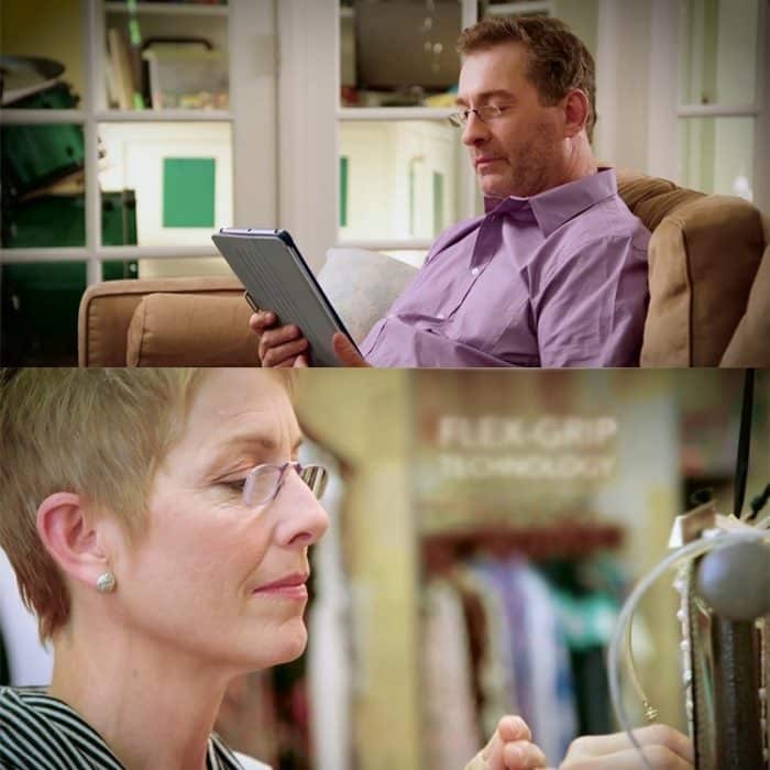 Ultradünne High-Definition-Nasenruhetaschen-Presbyopic-Hypermetrop-Lesebrille, +1,50D – Bild 8