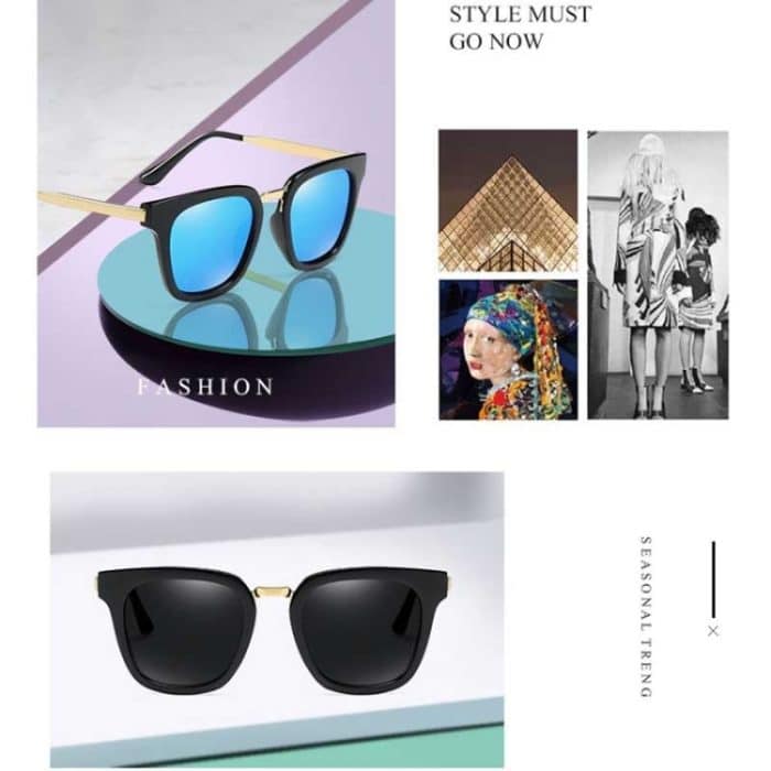 Herrenmode UV400 polarisierte Sonnenbrille – Bild 8