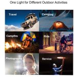 52 cm, 70 W, 900 lm, USB-Notlicht, LED-Lichtleiste, drei Helligkeitsstufen – Bild 10