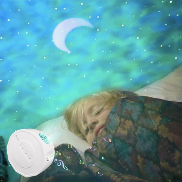3 in 1 Bluetooth Musik Sternenhimmel Projektion Nachtlicht mit Fernbedienung – Bild 9