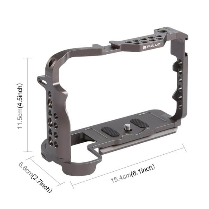 PULUZ Videokamera-Käfigstabilisator für Canon EOS R5 / R5C / EOS R6 / R6 II, ohne Griff, For Canon EOS R5 Cage – Bild 2