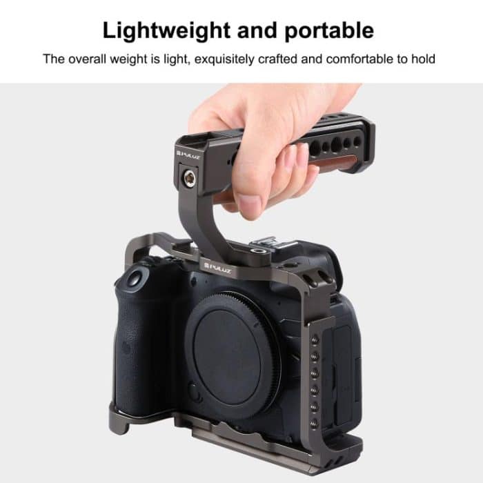 PULUZ Videokamera-Käfigstabilisator für Canon EOS R5 / R5C / EOS R6 / R6 II, ohne Griff, For Canon EOS R5 Cage – Bild 5