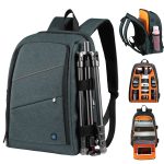 PULUZ Outdoor Tragbarer, wasserdichter, kratzfester Rucksack mit zwei Schultern, tragbare PTZ-Stabilisator-Kameratasche mit Regenschutz für Digitalkamera, DJI Ronin-SC / Ronin-S, Backpack(Black RU), Backpack(Grey RU), Backpack(Grey), Backpack(Blue)...