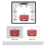 PULUZ 25 cm faltbare tragbare Ringlichtbox mit hohem CRI-Wert von 97, Fotobeleuchtung, Studio-Schießzeltbox mit 12 Farben Hintergründen, Größe: 25 cm x 25 cm x 25 cm, 25cm High CRI Box, 25cm High CRI Box US – Bild 9