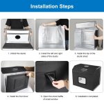 PULUZ Fotostudio-Lichtbox, tragbar, 60 x 40 cm, quaderförmiges Fotostudio-Zelt-Set mit 6 farbigen Hintergründen, 60 x 40cm (UK), 60 x 40cm (EU), 60 x 40cm (AU), 60 x 40cm (US) – Bild 11