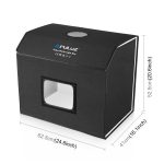 PULUZ Fotostudio-Lichtbox, tragbar, 60 x 40 cm, quaderförmiges Fotostudio-Zelt-Set mit 6 farbigen Hintergründen, 60 x 40cm (UK), 60 x 40cm (EU), 60 x 40cm (AU), 60 x 40cm (US) – Bild 4