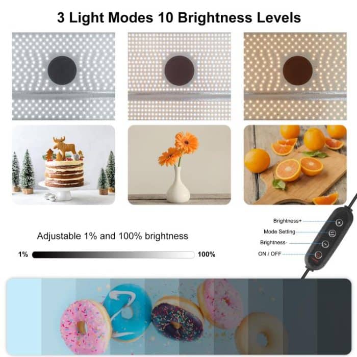 PULUZ Fotostudio-Lichtbox, tragbar, 60 x 40 cm, quaderförmiges Fotostudio-Zelt-Set mit 6 farbigen Hintergründen, 60 x 40cm (UK), 60 x 40cm (EU), 60 x 40cm (AU), 60 x 40cm (US) – Bild 6