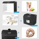 PULUZ Fotostudio-Lichtbox, tragbar, 60 x 40 cm, quaderförmiges Fotostudio-Zelt-Set mit 6 farbigen Hintergründen, 60 x 40cm (UK), 60 x 40cm (EU), 60 x 40cm (AU), 60 x 40cm (US) – Bild 9