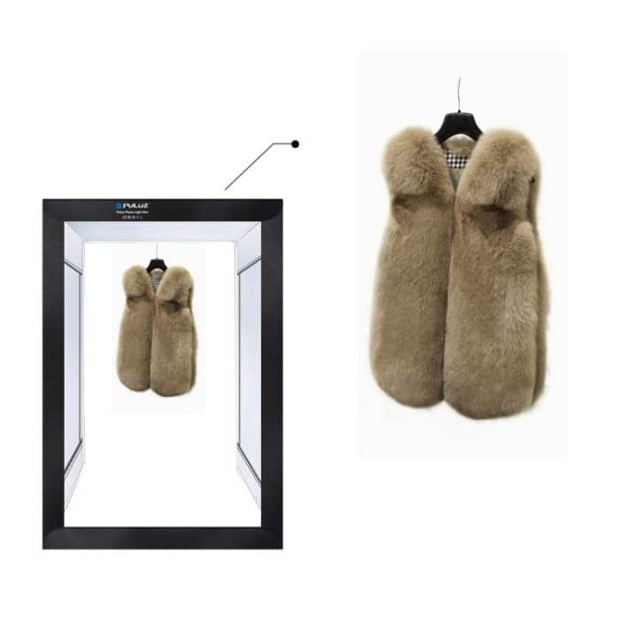 PULUZ 2 m 240 W 5500 K Fotolicht-Studio-Box-Set für Kleidung/Porträt von Erwachsenenmodellen, 2m Box(US), 2m Box(EU), 2m Box(AU), 2m Box(UK) – Bild 12