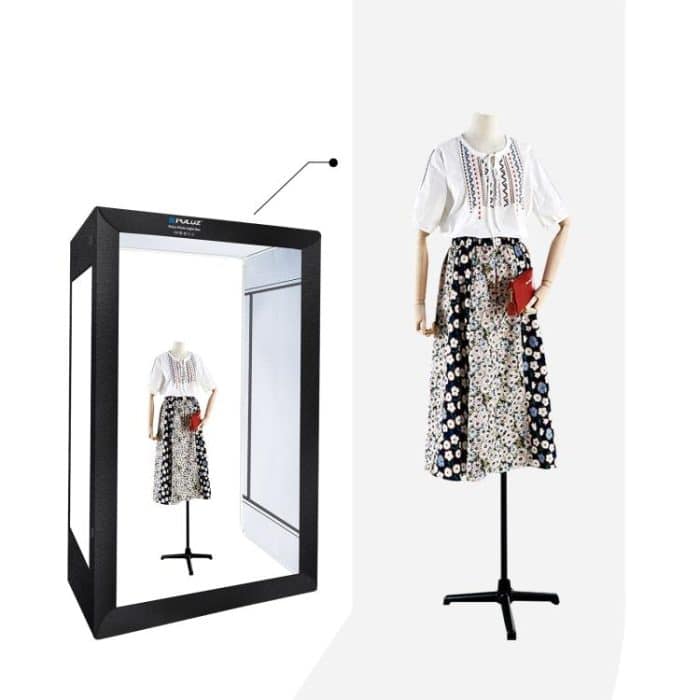 PULUZ 2 m 240 W 5500 K Fotolicht-Studio-Box-Set für Kleidung/Porträt von Erwachsenenmodellen, 2m Box(US), 2m Box(EU), 2m Box(AU), 2m Box(UK) – Bild 13