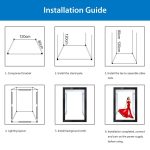PULUZ 2 m 240 W 5500 K Fotolicht-Studio-Box-Set für Kleidung/Porträt von Erwachsenenmodellen, 2m Box(US), 2m Box(EU), 2m Box(AU), 2m Box(UK) – Bild 9