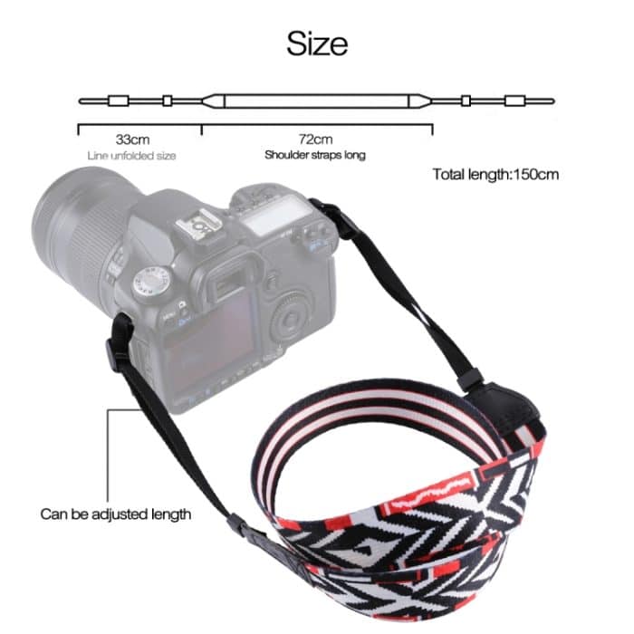 PULUZ Retro-Ethno-Stil, mehrfarbige Serie, Schultergurt, Kameragurt für Spiegelreflex-/DSLR-Kameras, Ethnic 10, Ethnic 11, Ethnic 12, Retro Ethnic 13 – Bild 5