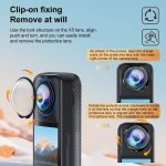 For Insta360 X5 PULUZ Rotating Optical Tempered Glass Lens Guard Protective Cover, Rotating Glass Lens Guard – Bild 5