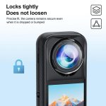 For Insta360 X5 PULUZ Rotating Optical Tempered Glass Lens Guard Protective Cover, Rotating Glass Lens Guard – Bild 6