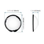 For Insta360 X5 PULUZ Rotating Optical Tempered Glass Lens Guard Protective Cover, Rotating Glass Lens Guard – Bild 9