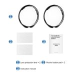 For Insta360 X5 PULUZ Rotating Optical Tempered Glass Lens Guard Protective Cover, Rotating Glass Lens Guard – Bild 10